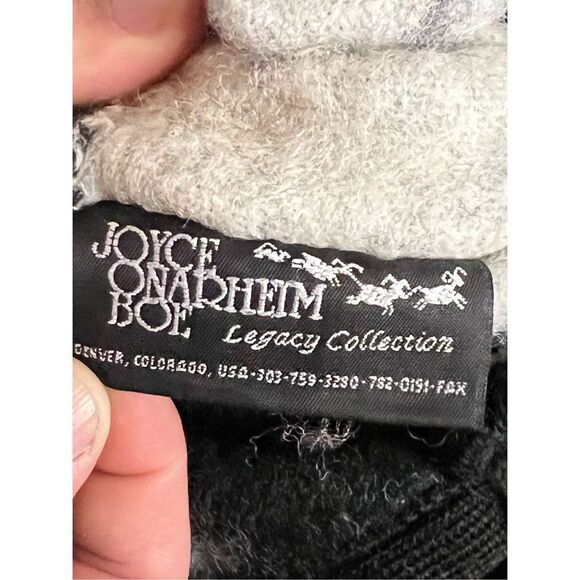 Joyce Onarheim Boe Legacy Collection Wool Buffalo Print purse - Picture 6 of 8